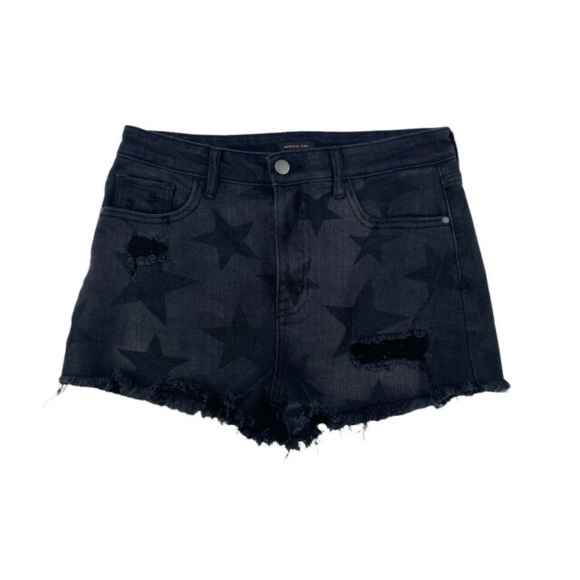 black denim material girl star shorts - Picture 4 of 10